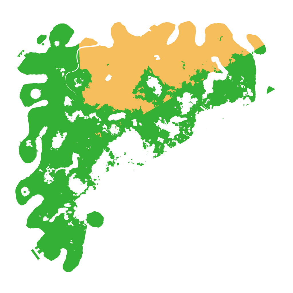 Biome Rust Map: Procedural Map, Size: 5000, Seed: 12433133