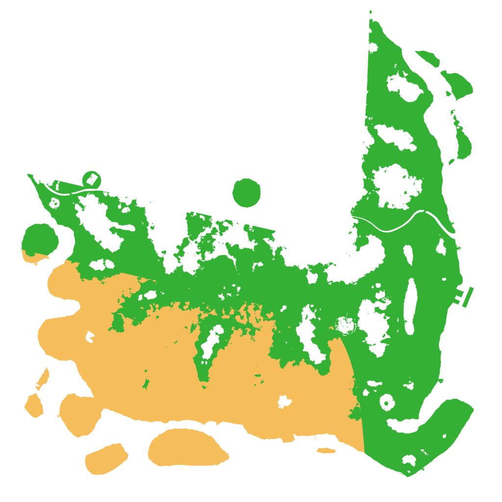 Biome Rust Map: Procedural Map, Size: 4801, Seed: 967987