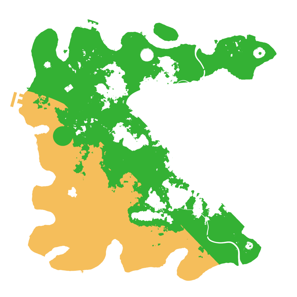 Biome Rust Map: Procedural Map, Size: 4000, Seed: 29365