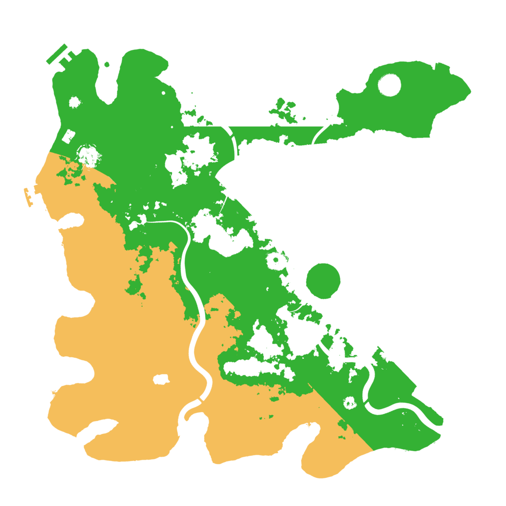 Biome Rust Map: Procedural Map, Size: 4000, Seed: 29365