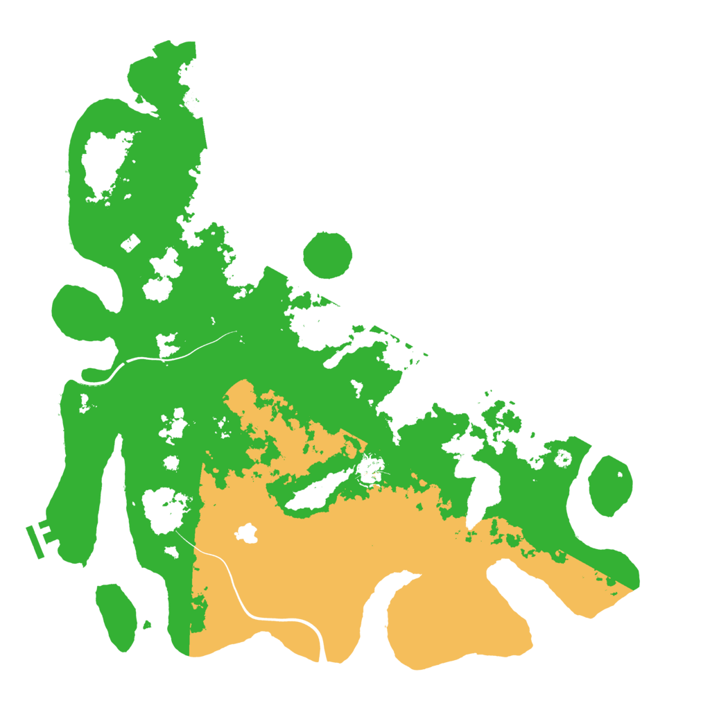 Biome Rust Map: Procedural Map, Size: 4200, Seed: 904955201