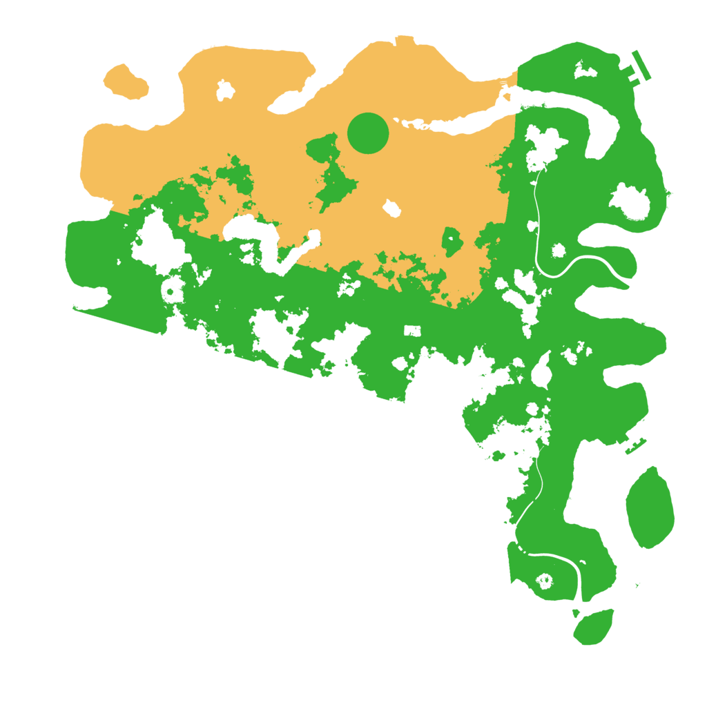 Biome Rust Map: Procedural Map, Size: 4500, Seed: 879105041