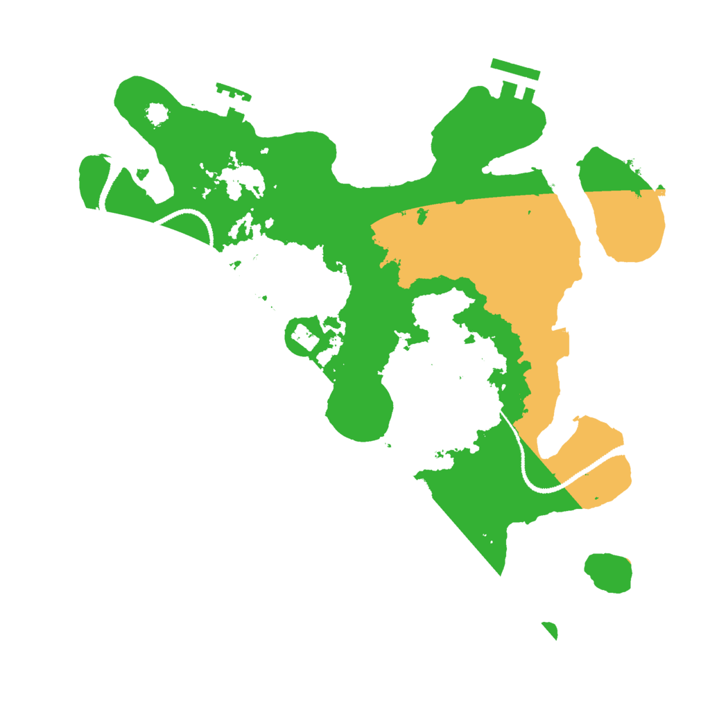 Biome Rust Map: Procedural Map, Size: 2900, Seed: 958468810