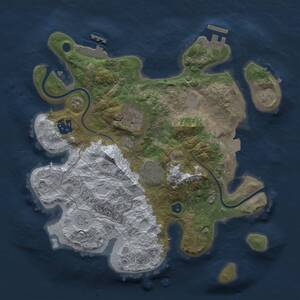 Thumbnail Rust Map: Procedural Map, Size: 2900, Seed: 958468810, 8 Monuments