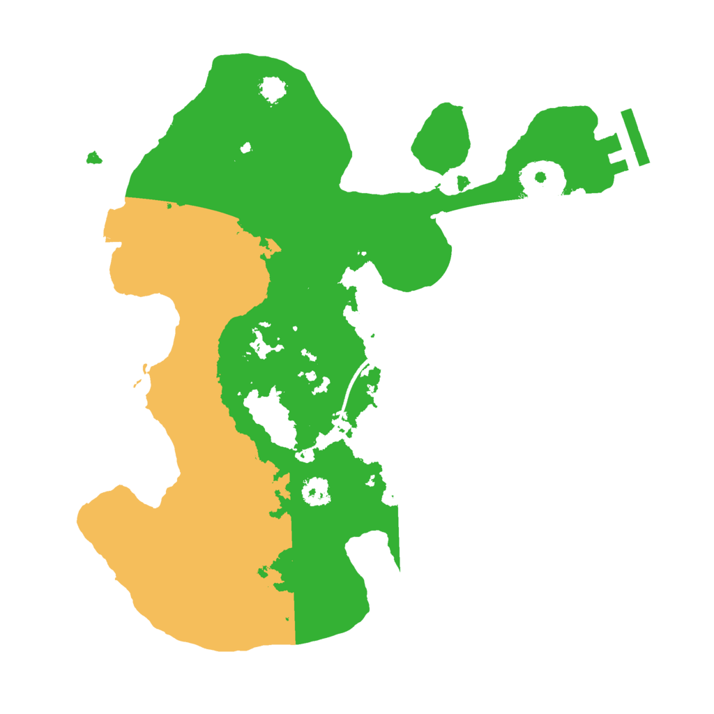 Biome Rust Map: Procedural Map, Size: 2500, Seed: 271944