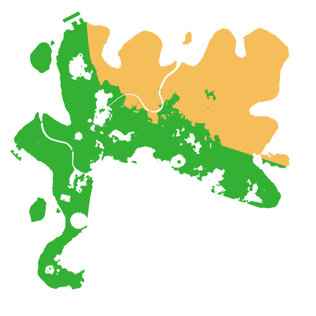 Biome Rust Map: Procedural Map, Size: 3500, Seed: 1573403130