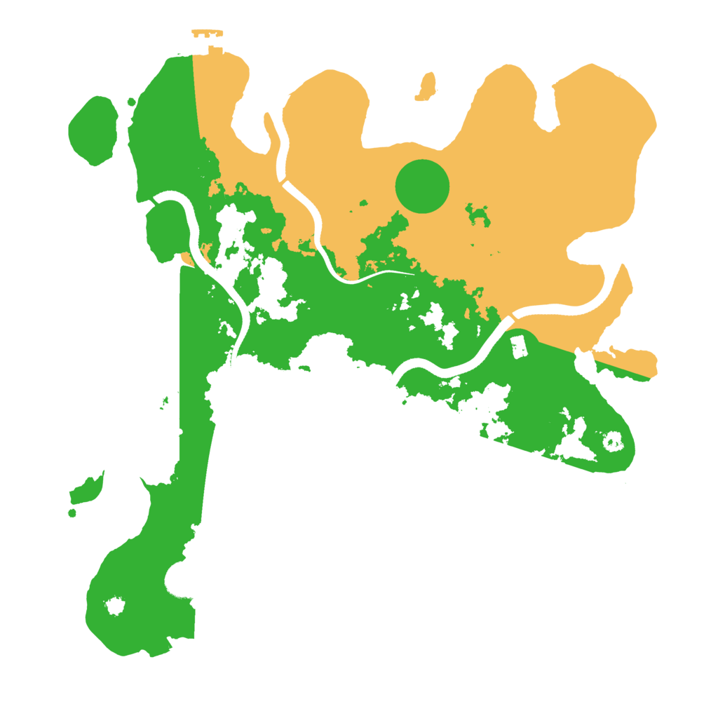Biome Rust Map: Procedural Map, Size: 3500, Seed: 1573403130