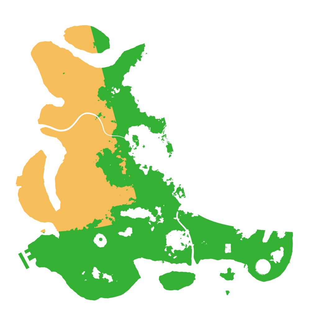 Biome Rust Map: Procedural Map, Size: 3700, Seed: 980518737