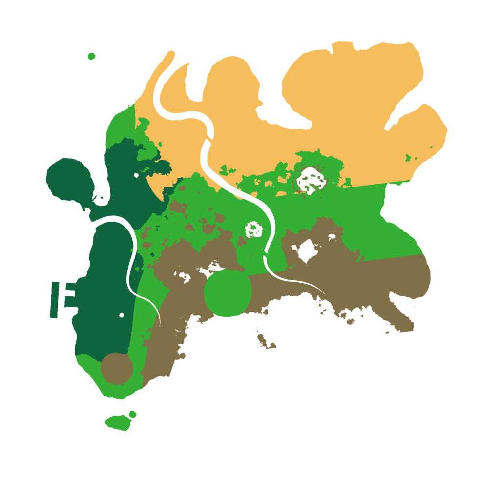 Biome Rust Map: Procedural Map, Size: 2800, Seed: 55151
