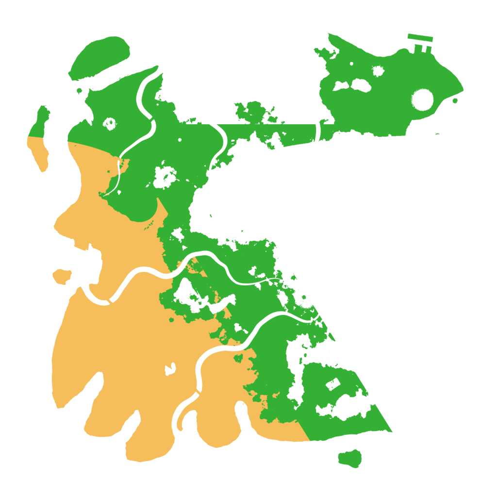 Biome Rust Map: Procedural Map, Size: 4000, Seed: 38833