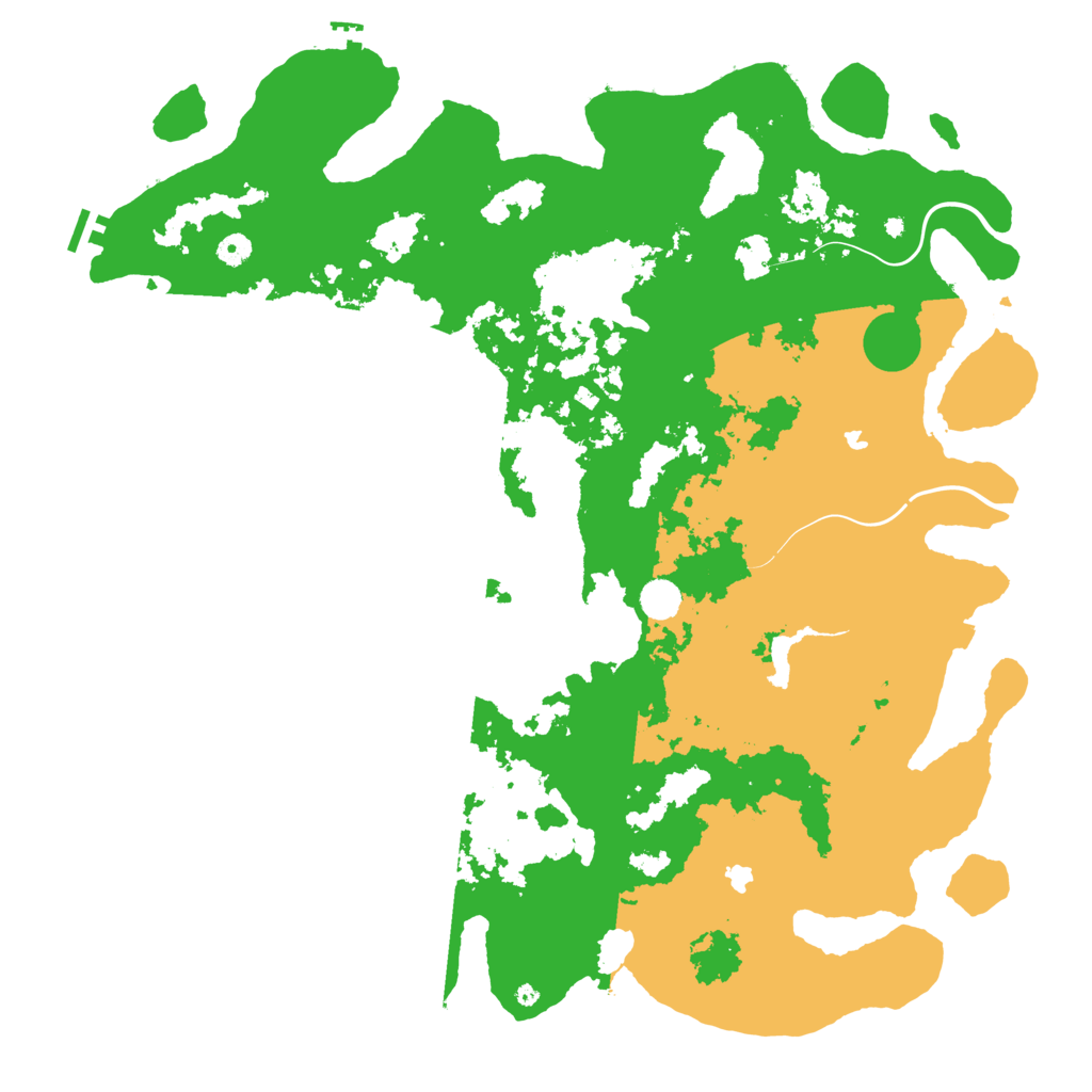 Biome Rust Map: Procedural Map, Size: 5000, Seed: 1616757717