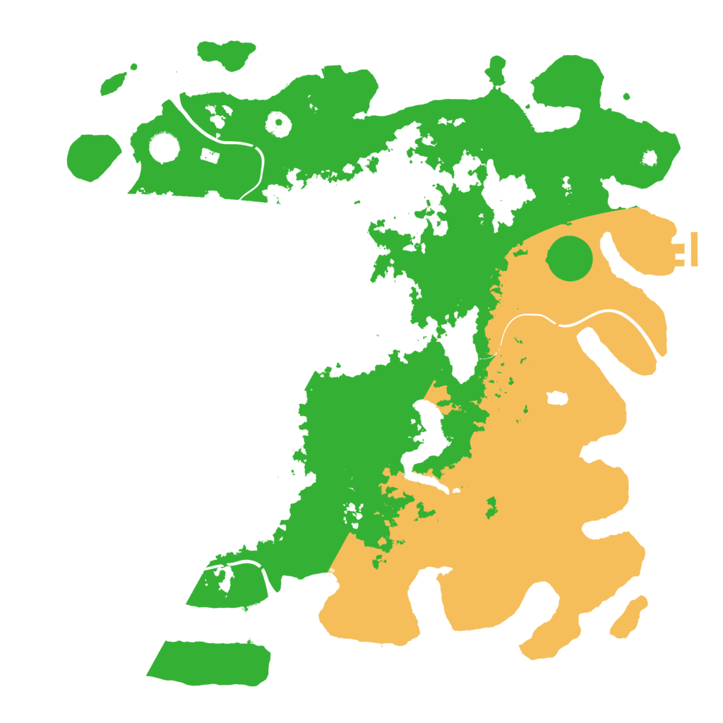 Biome Rust Map: Procedural Map, Size: 4250, Seed: 84125323
