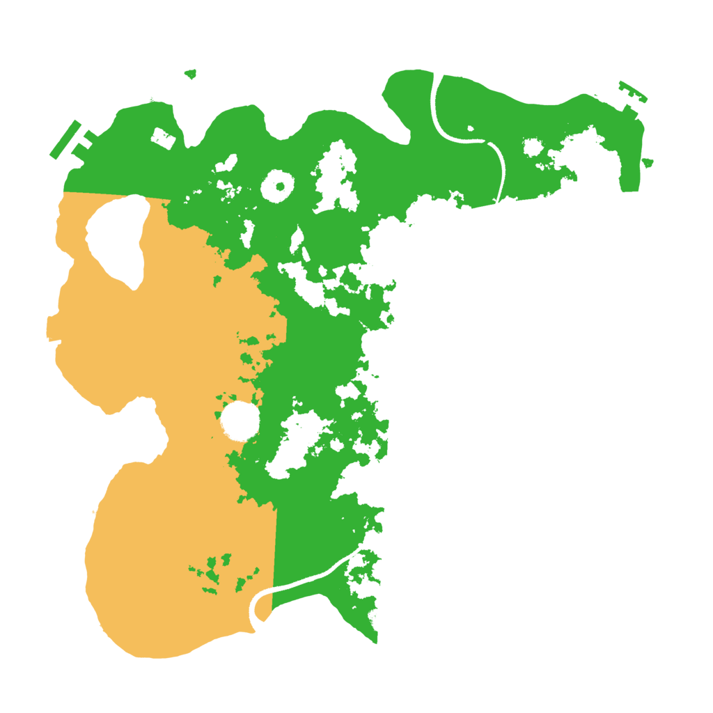 Biome Rust Map: Procedural Map, Size: 3300, Seed: 283308536