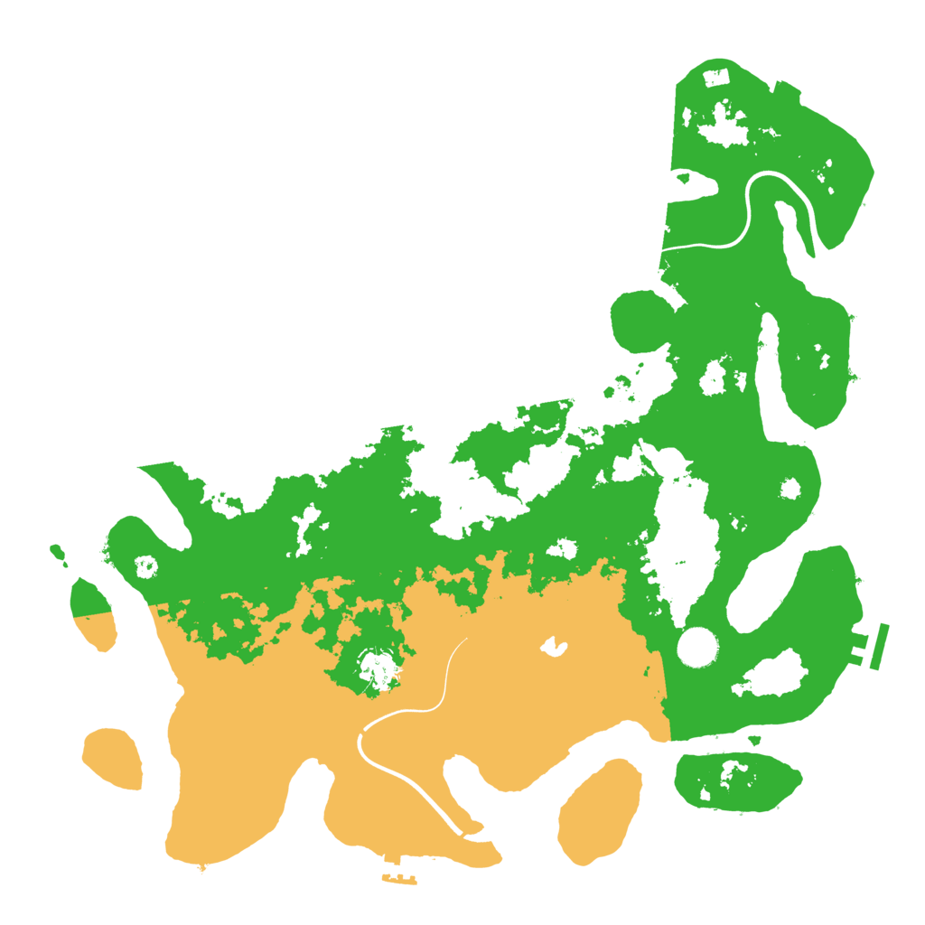 Biome Rust Map: Procedural Map, Size: 4000, Seed: 344667168