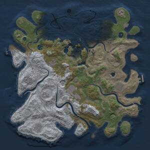 Thumbnail Rust Map: Procedural Map, Size: 4250, Seed: 180102024, 15 Monuments