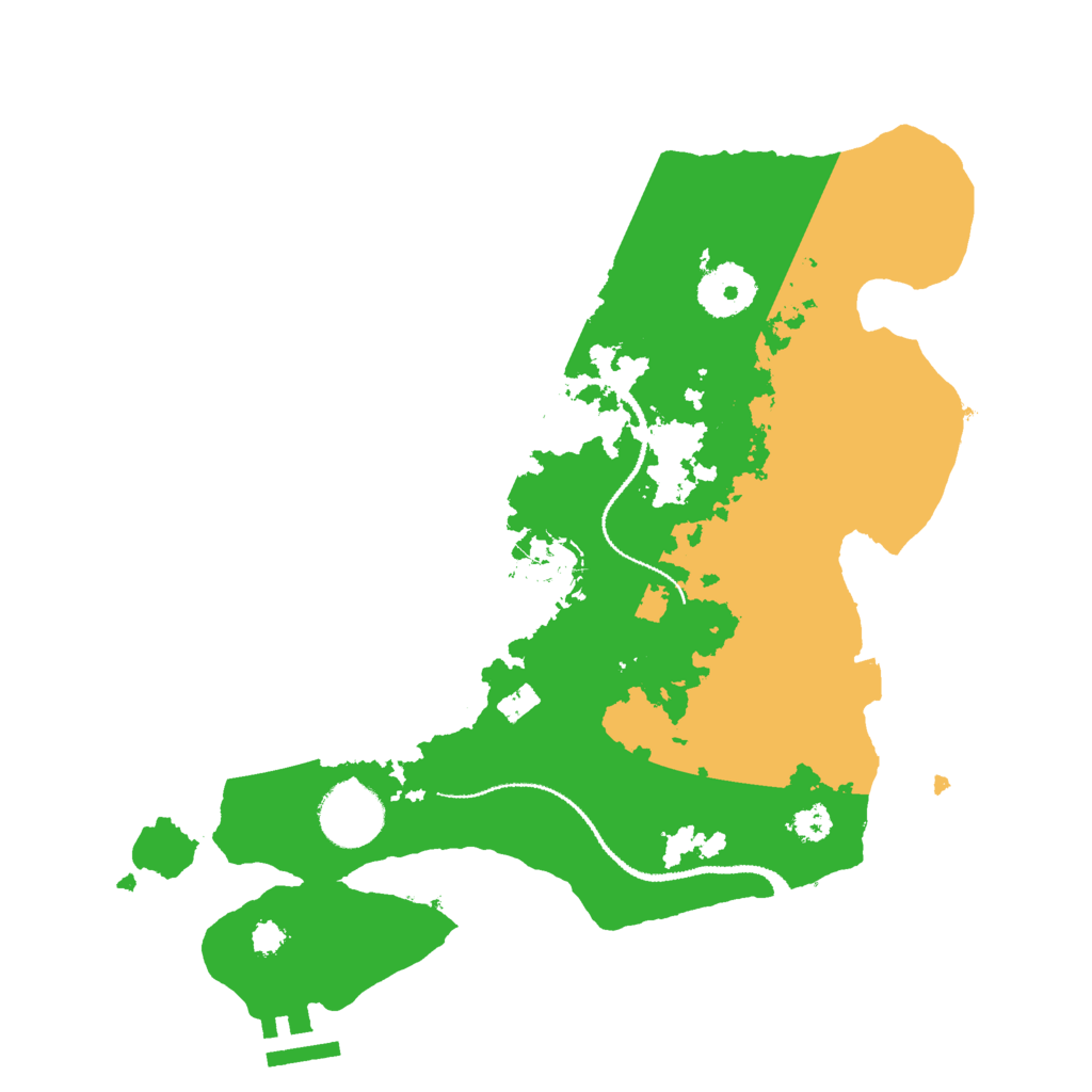 Biome Rust Map: Procedural Map, Size: 3000, Seed: 3336