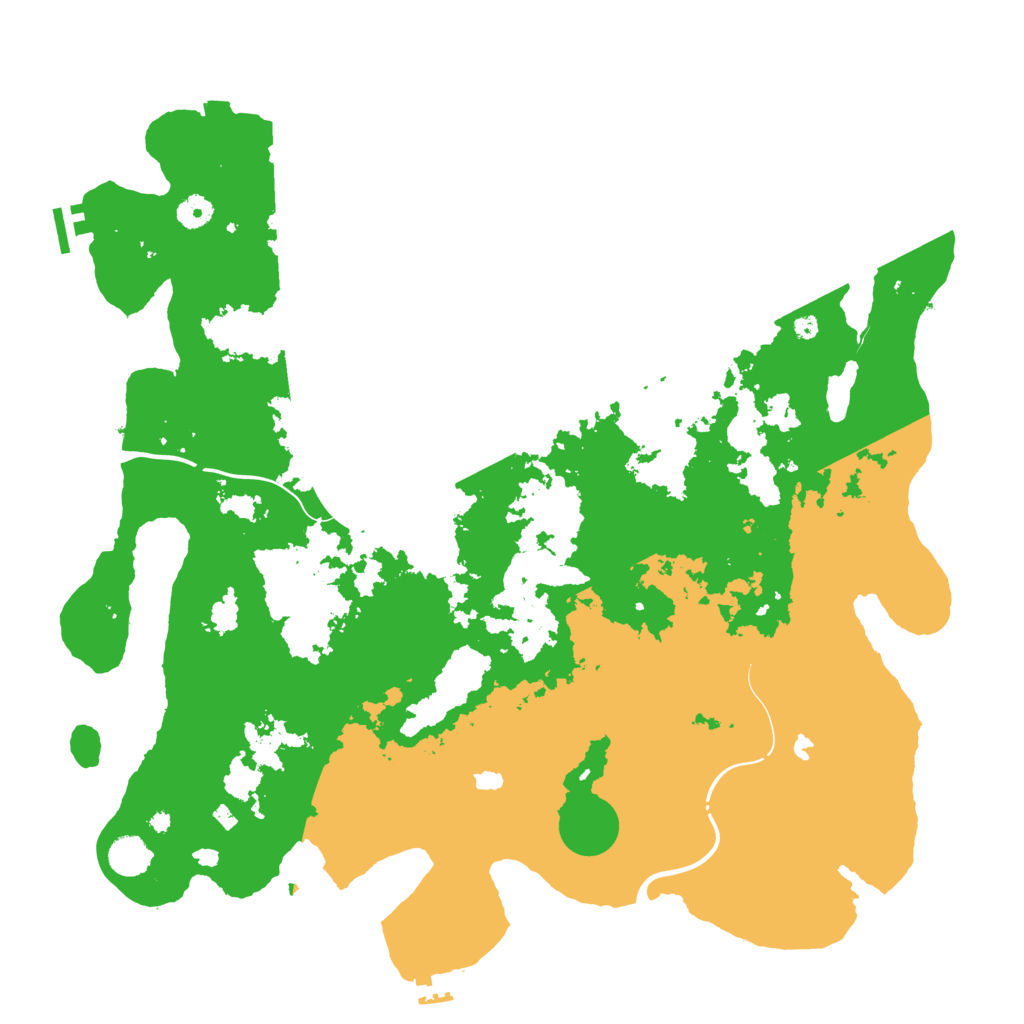 Biome Rust Map: Procedural Map, Size: 4500, Seed: 4326105