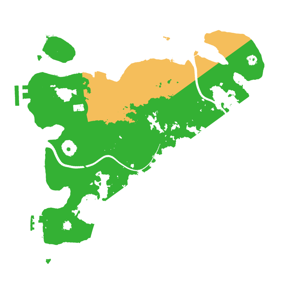 Biome Rust Map: Procedural Map, Size: 3000, Seed: 14793