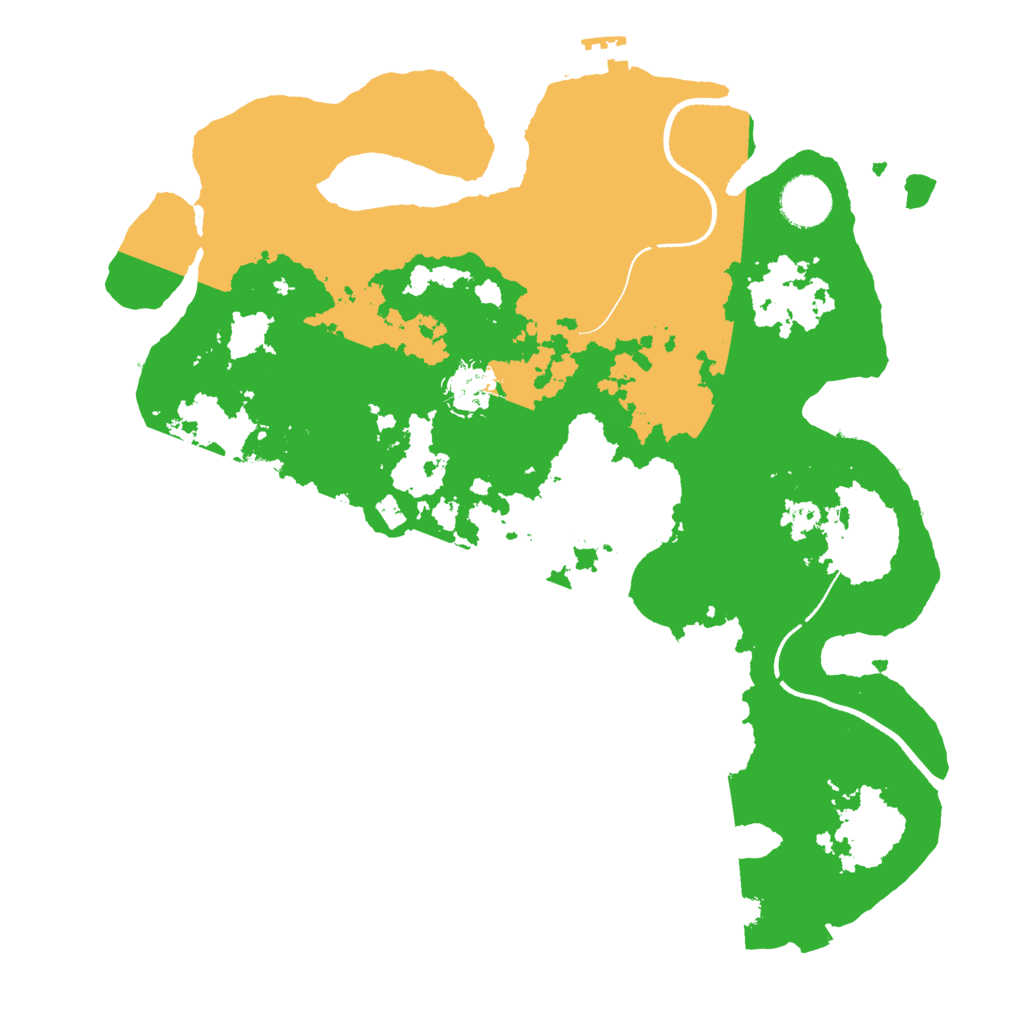 Biome Rust Map: Procedural Map, Size: 3500, Seed: 1017824800