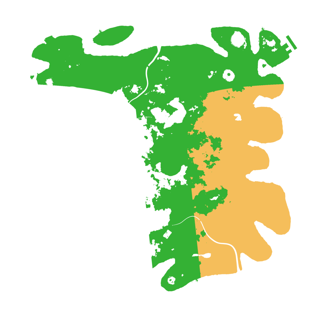 Biome Rust Map: Procedural Map, Size: 4000, Seed: 1448167238