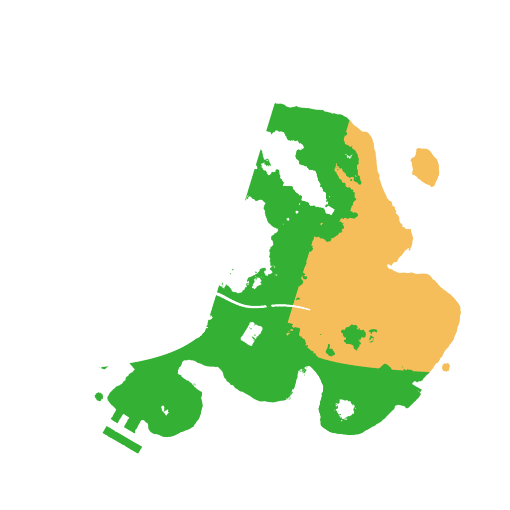 Biome Rust Map: Procedural Map, Size: 2500, Seed: 1364806784