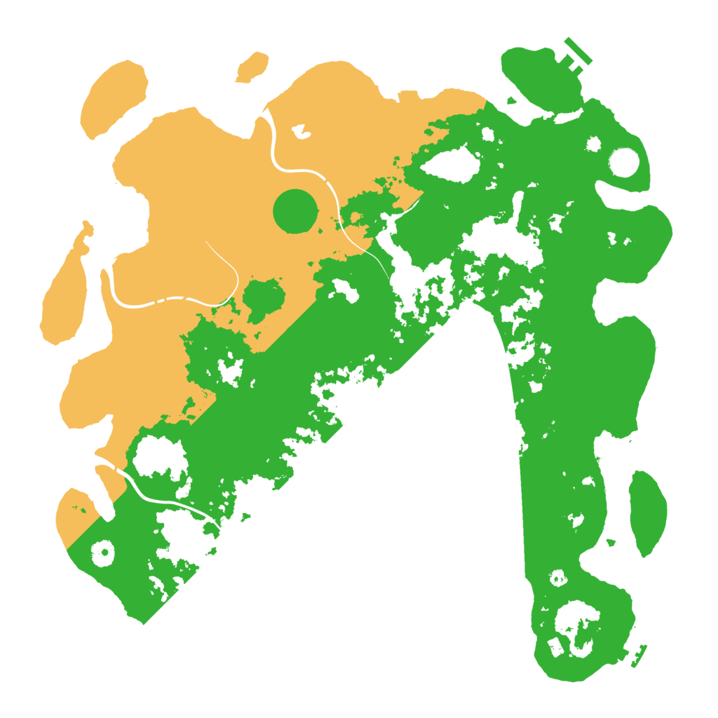 Biome Rust Map: Procedural Map, Size: 4250, Seed: 658772150