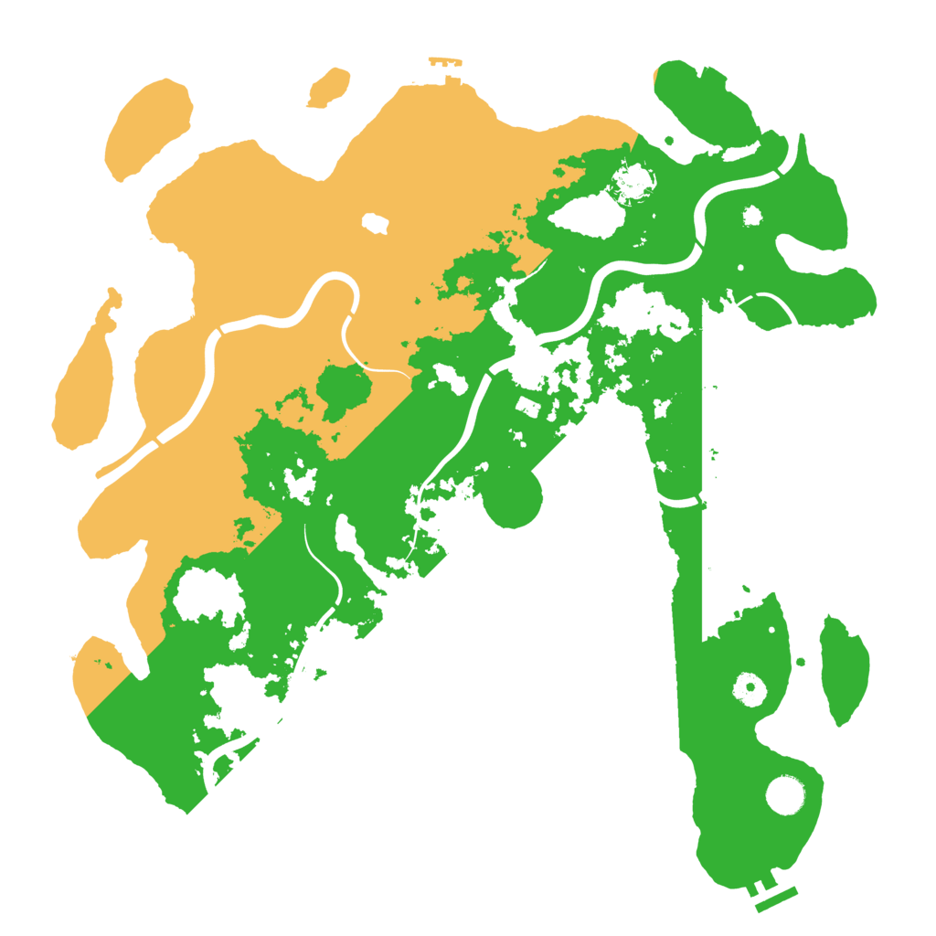 Biome Rust Map: Procedural Map, Size: 4250, Seed: 658772150
