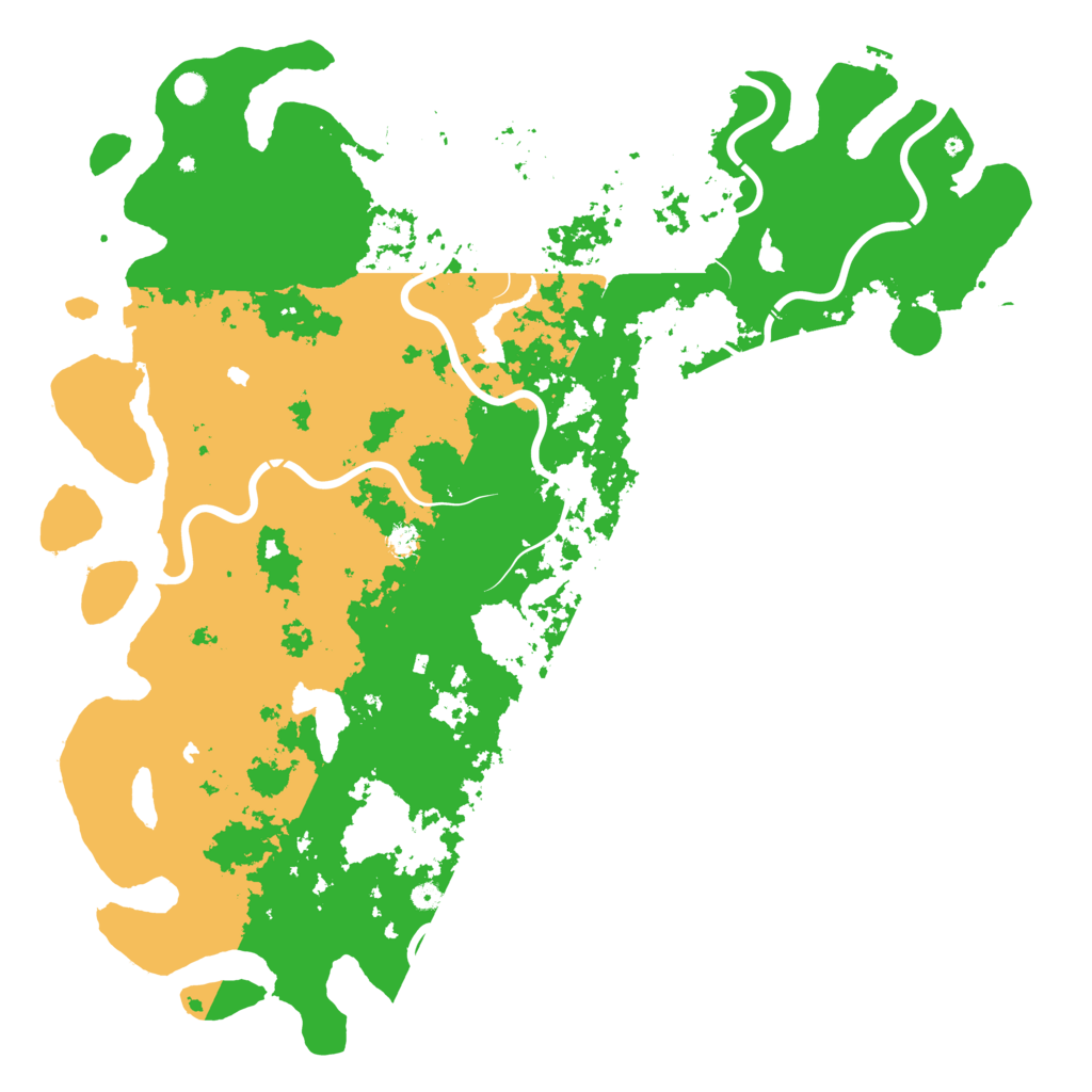 Biome Rust Map: Procedural Map, Size: 6000, Seed: 549484