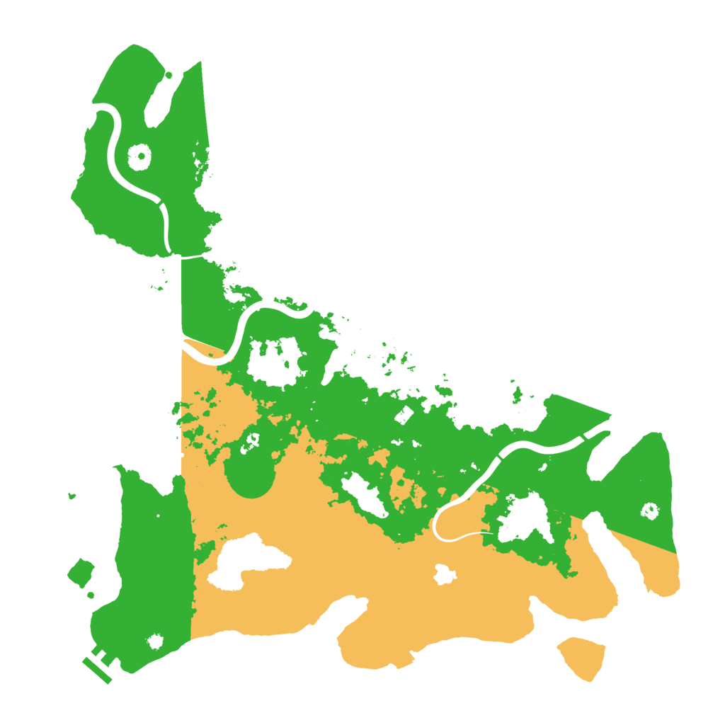 Biome Rust Map: Procedural Map, Size: 4250, Seed: 710163843