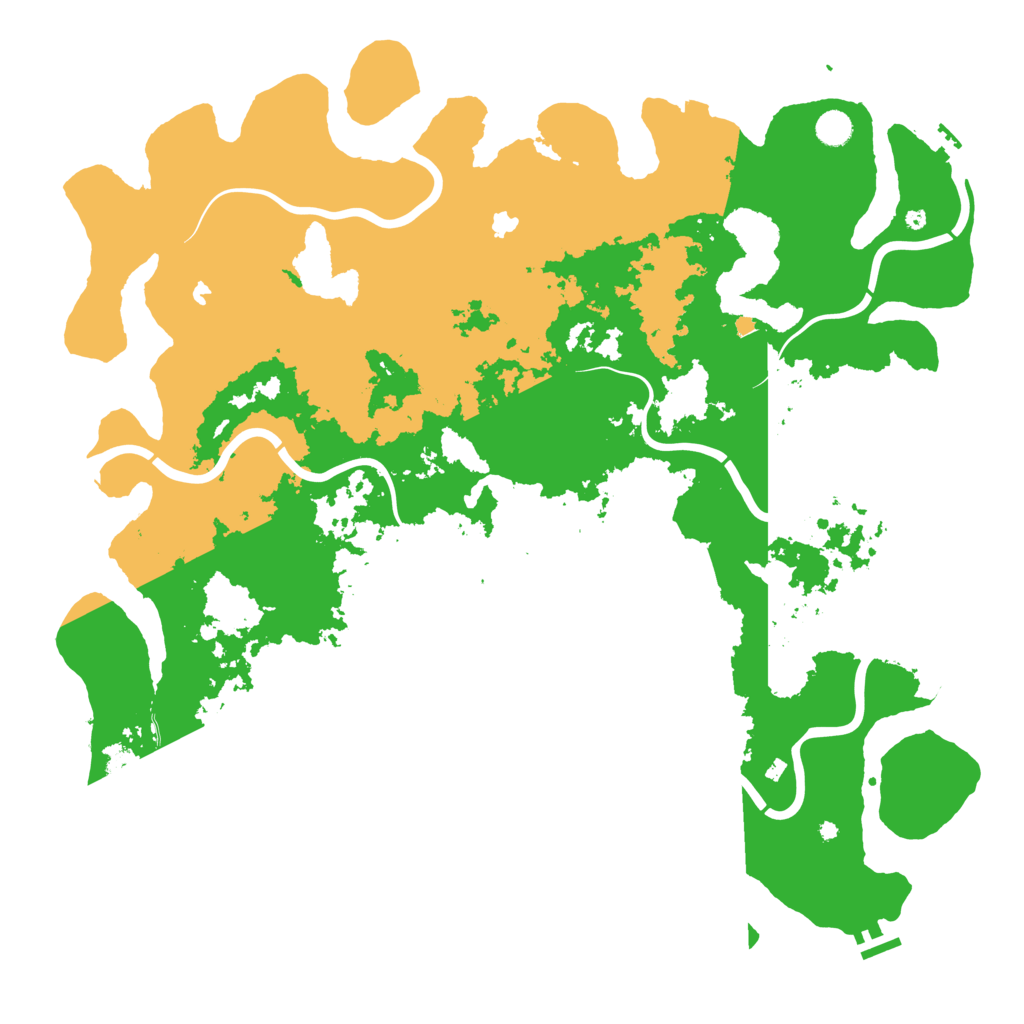 Biome Rust Map: Procedural Map, Size: 5000, Seed: 1090734905