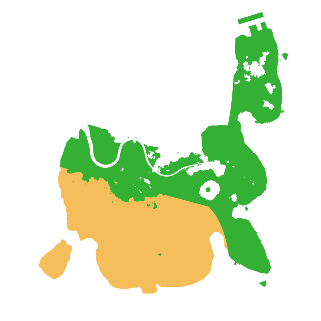 Biome Rust Map: Procedural Map, Size: 2500, Seed: 1530886792