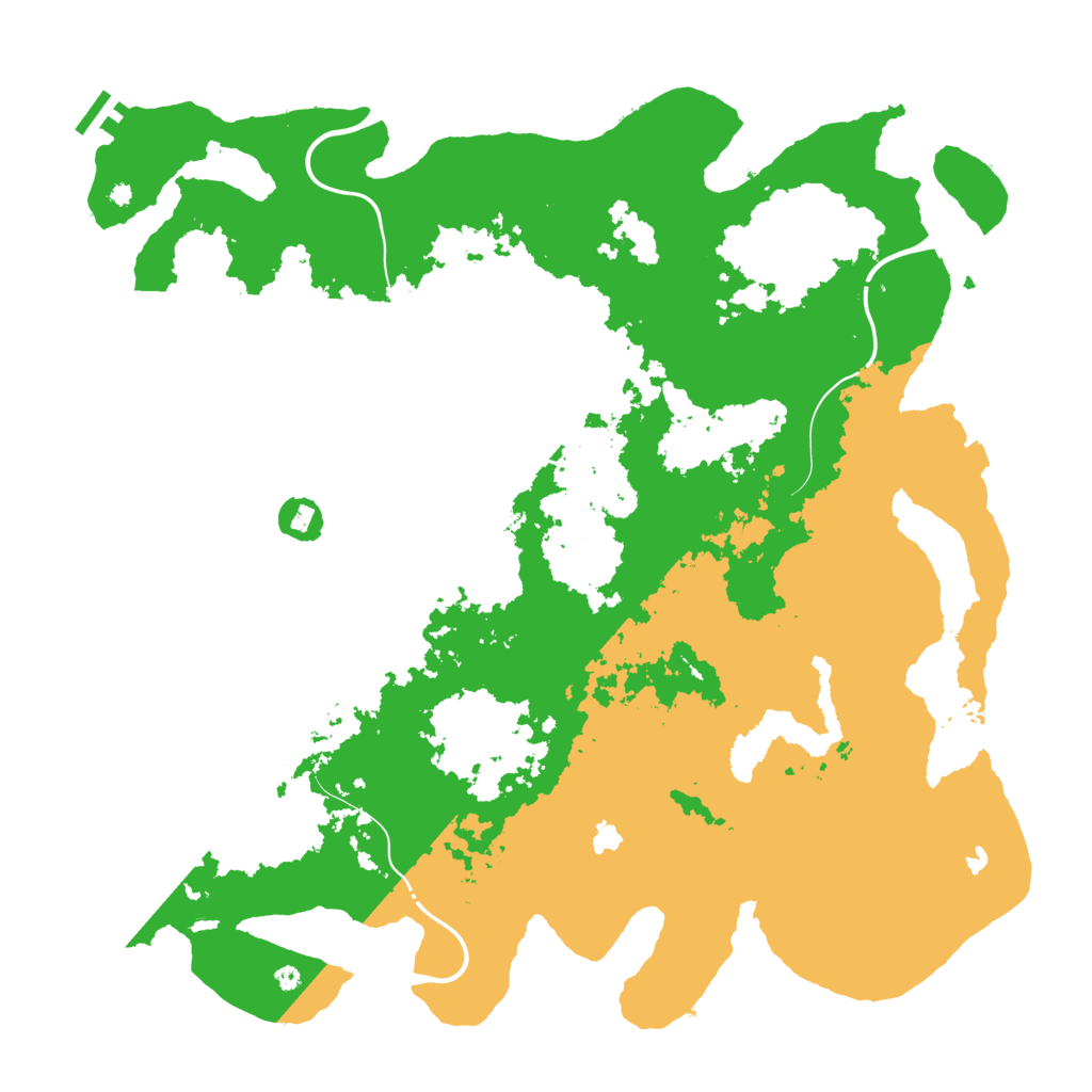 Biome Rust Map: Procedural Map, Size: 4500, Seed: 1081978820