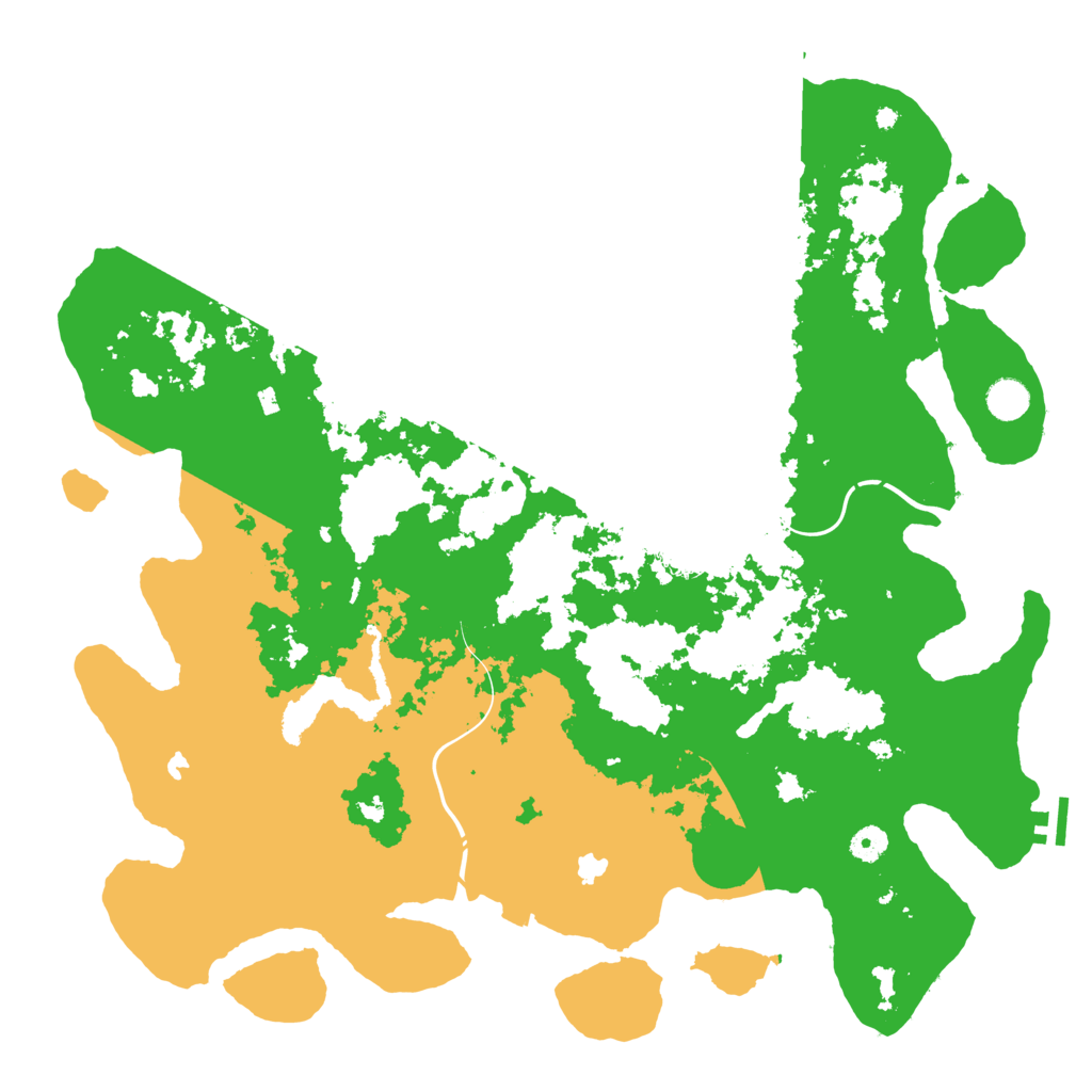 Biome Rust Map: Procedural Map, Size: 4550, Seed: 37168537