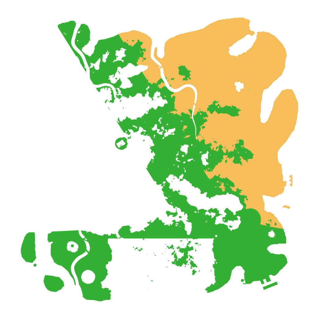 Biome Rust Map: Procedural Map, Size: 4250, Seed: 483433915