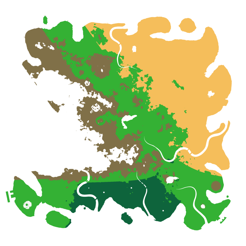 Biome Rust Map: Procedural Map, Size: 4500, Seed: 1212994408