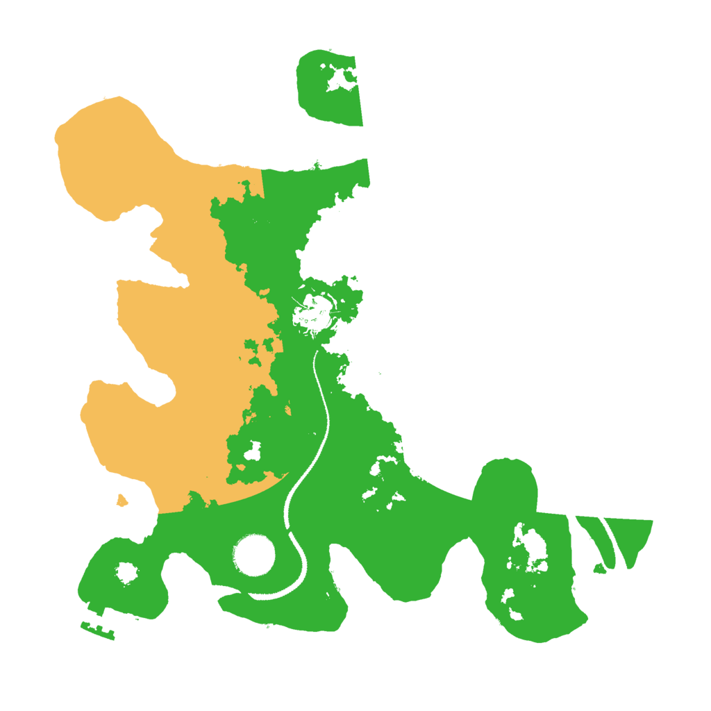 Biome Rust Map: Procedural Map, Size: 3000, Seed: 1234564567