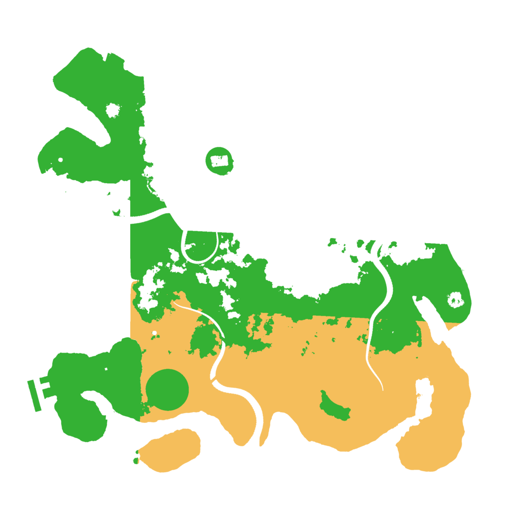 Biome Rust Map: Procedural Map, Size: 3300, Seed: 1299907276