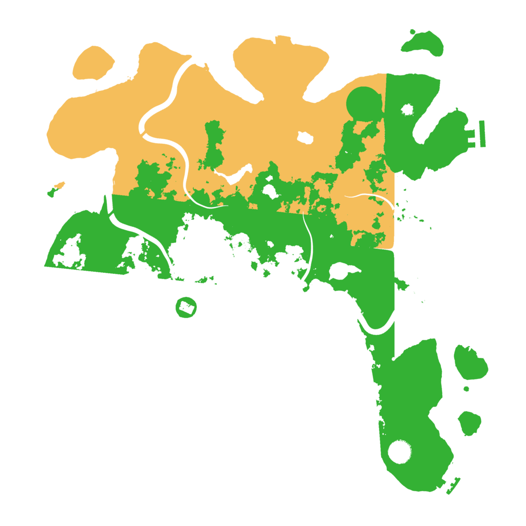 Biome Rust Map: Procedural Map, Size: 4000, Seed: 24142512