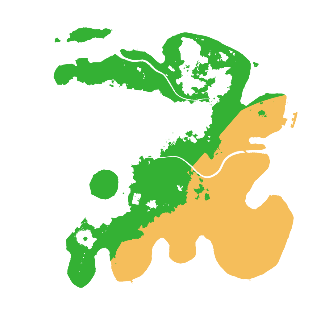 Biome Rust Map: Procedural Map, Size: 3000, Seed: 3761