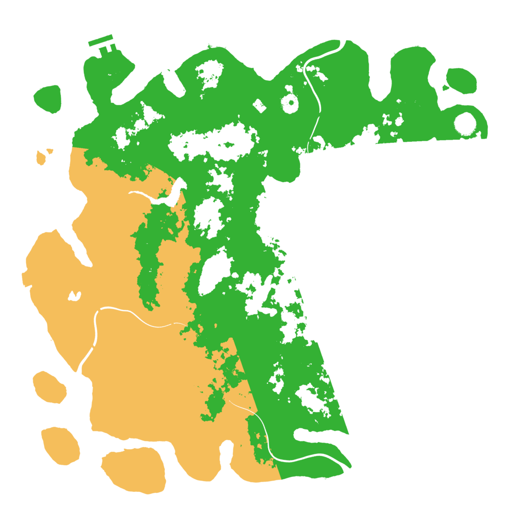 Biome Rust Map: Procedural Map, Size: 4250, Seed: 1122157680