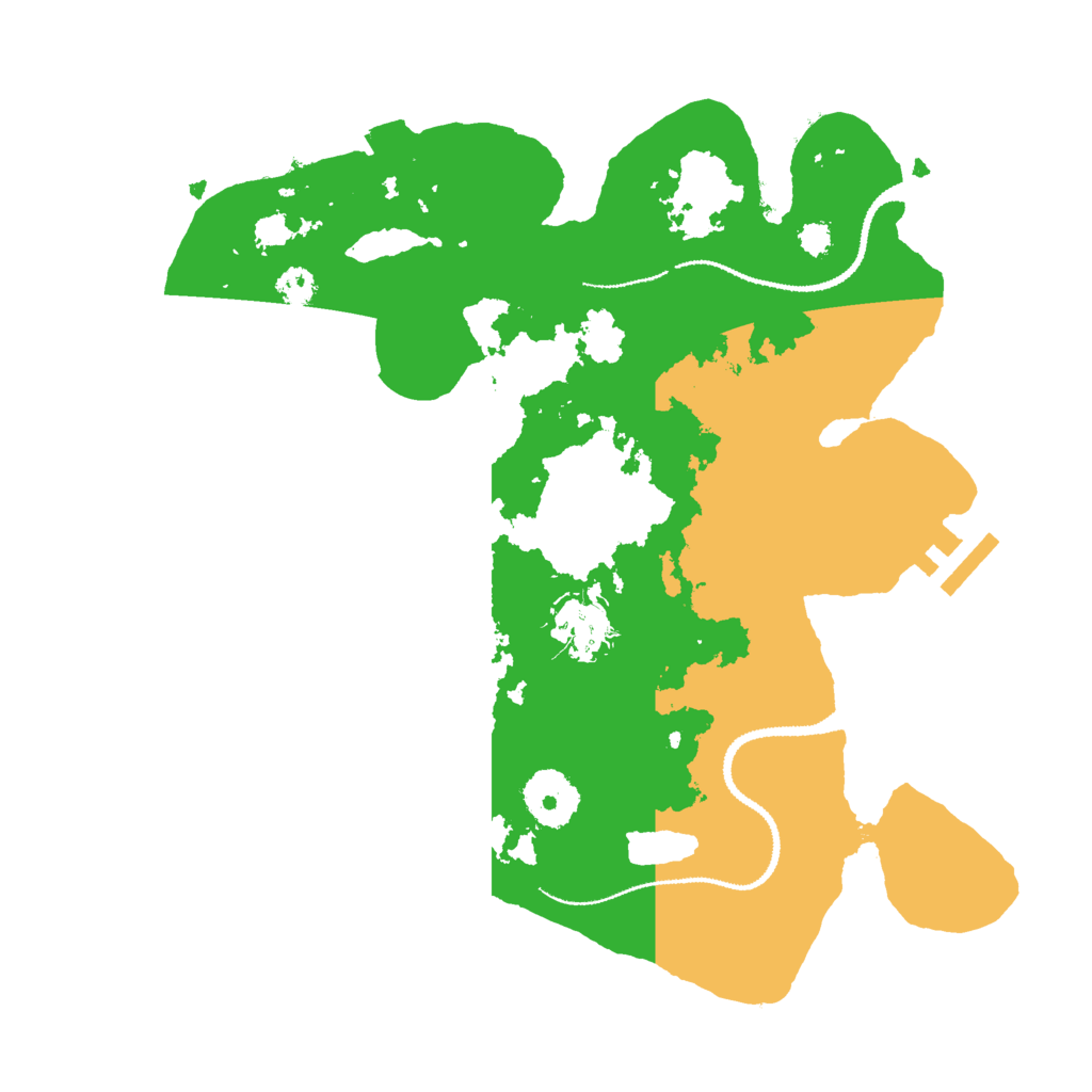 Biome Rust Map: Procedural Map, Size: 3000, Seed: 31097