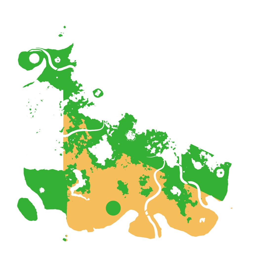 Biome Rust Map: Procedural Map, Size: 4500, Seed: 262833962