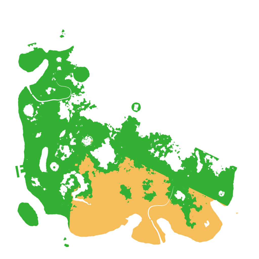 Biome Rust Map: Procedural Map, Size: 4500, Seed: 262833962