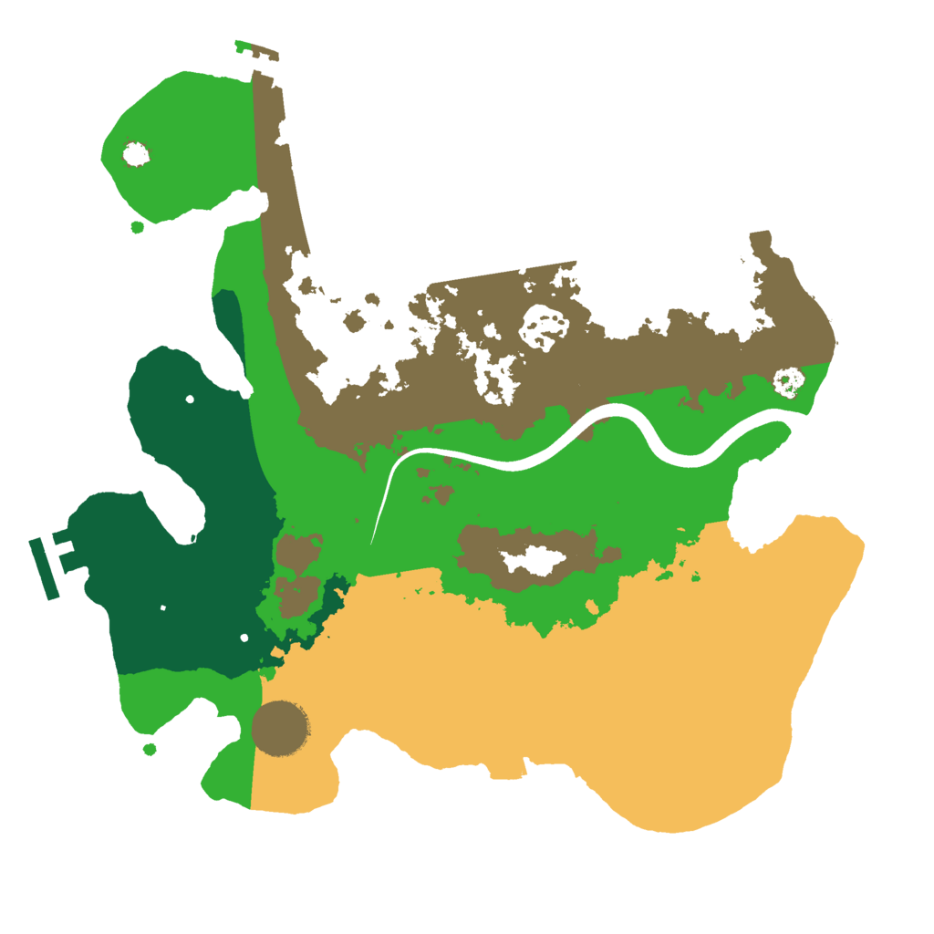 Biome Rust Map: Procedural Map, Size: 3000, Seed: 2093747870