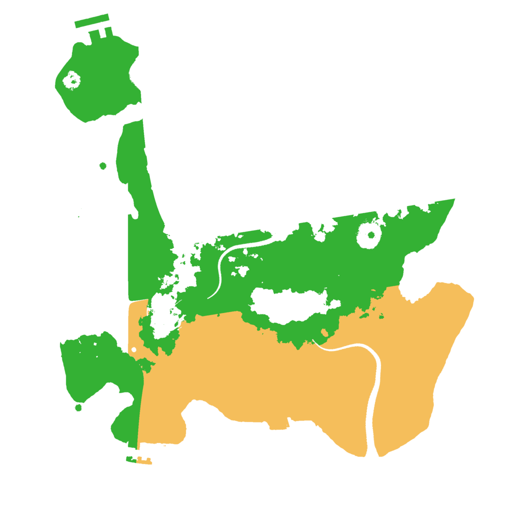 Biome Rust Map: Procedural Map, Size: 3000, Seed: 2093747870