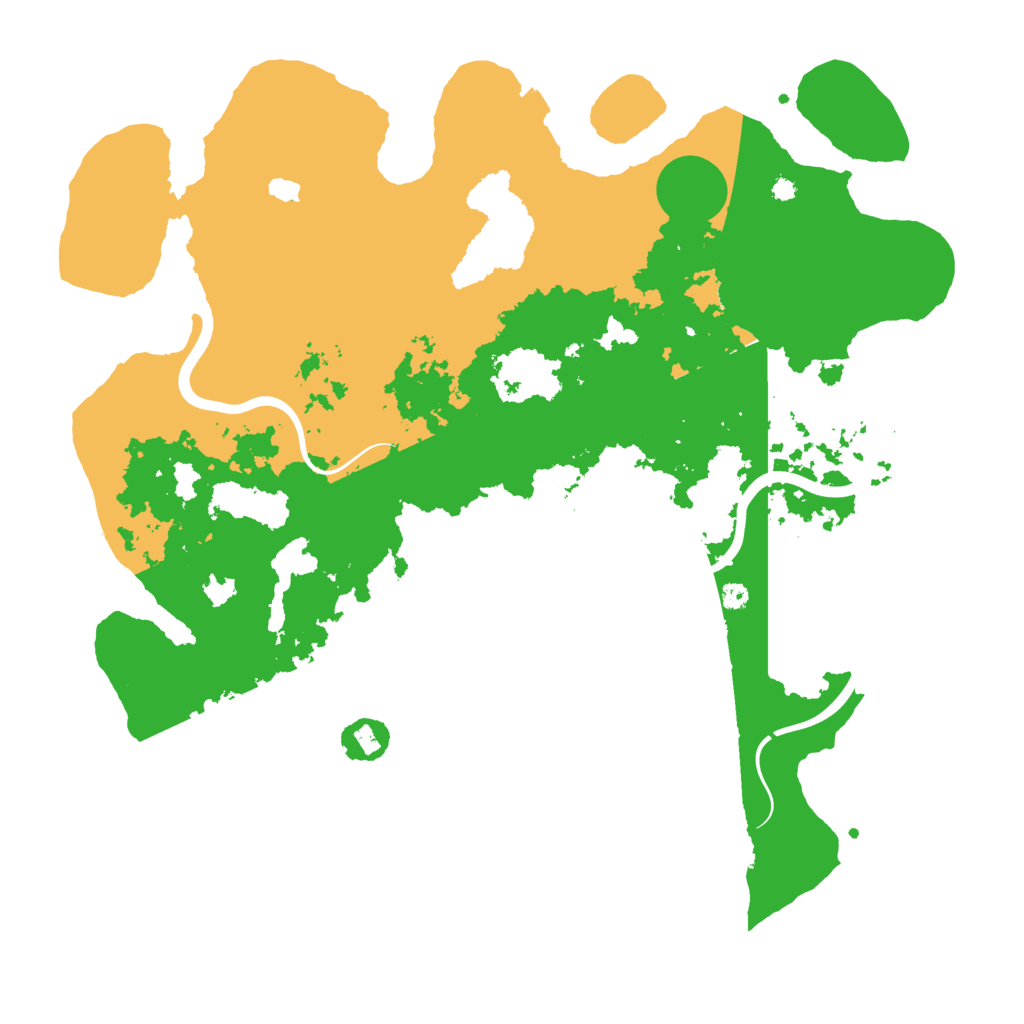Biome Rust Map: Procedural Map, Size: 4000, Seed: 8101