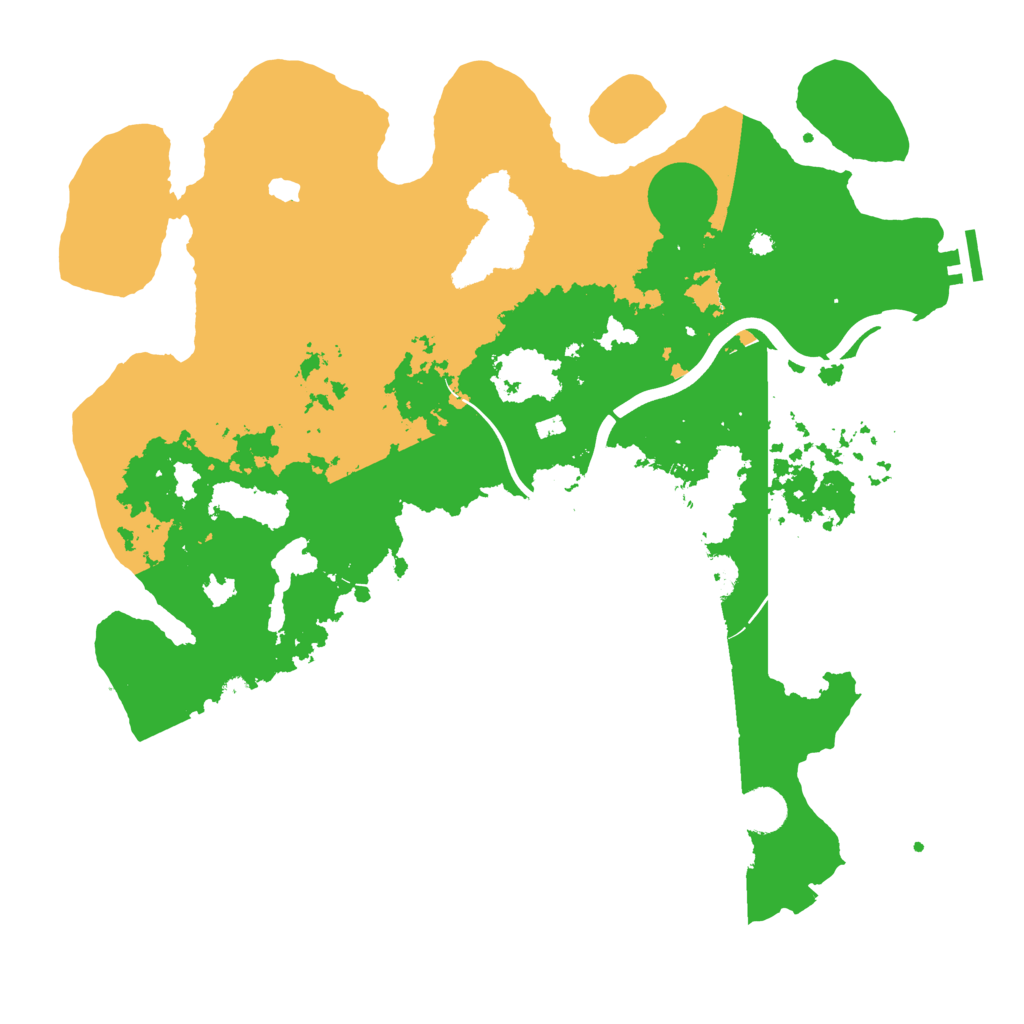 Biome Rust Map: Procedural Map, Size: 4000, Seed: 8101