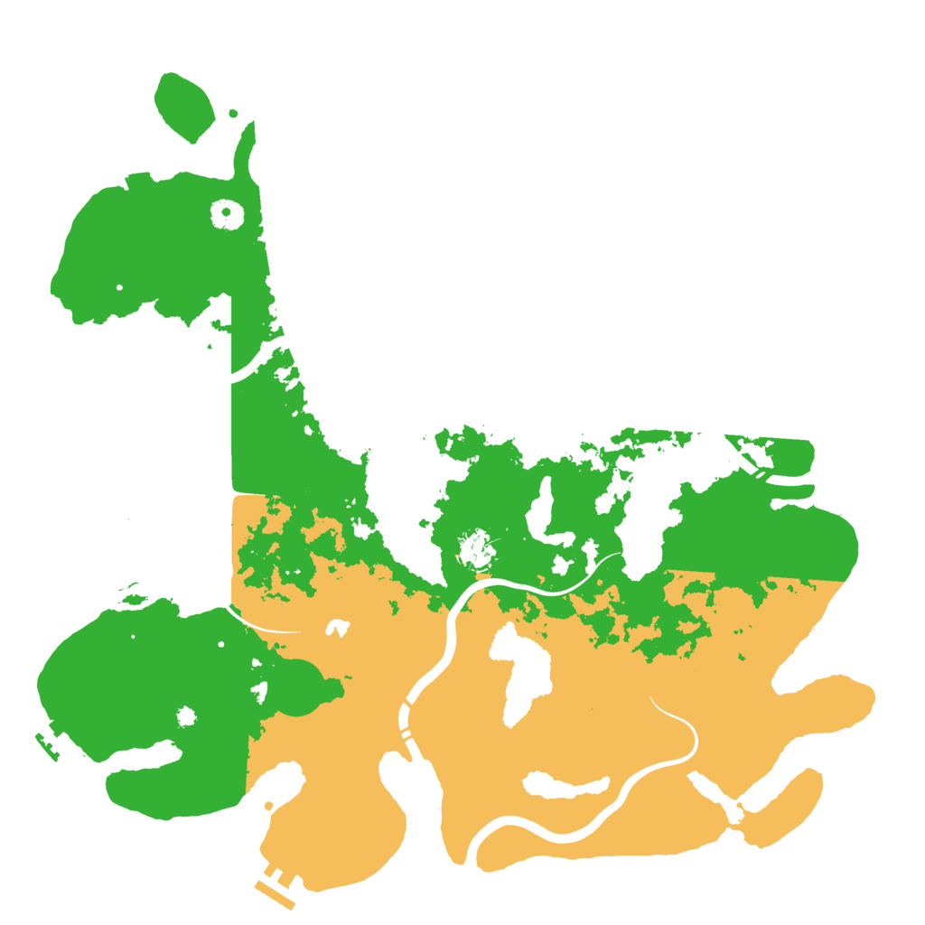 Biome Rust Map: Procedural Map, Size: 4250, Seed: 28060