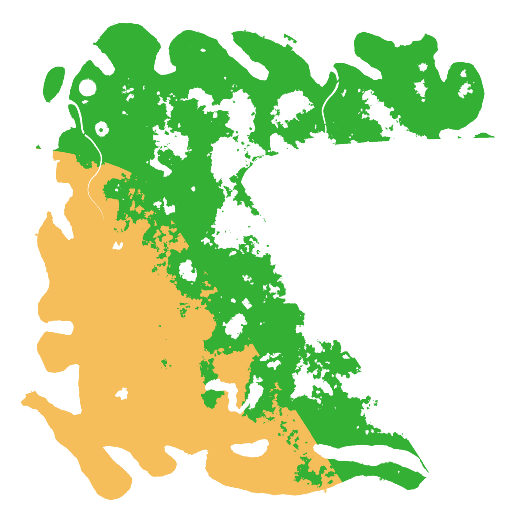 Biome Rust Map: Procedural Map, Size: 5423, Seed: 24992
