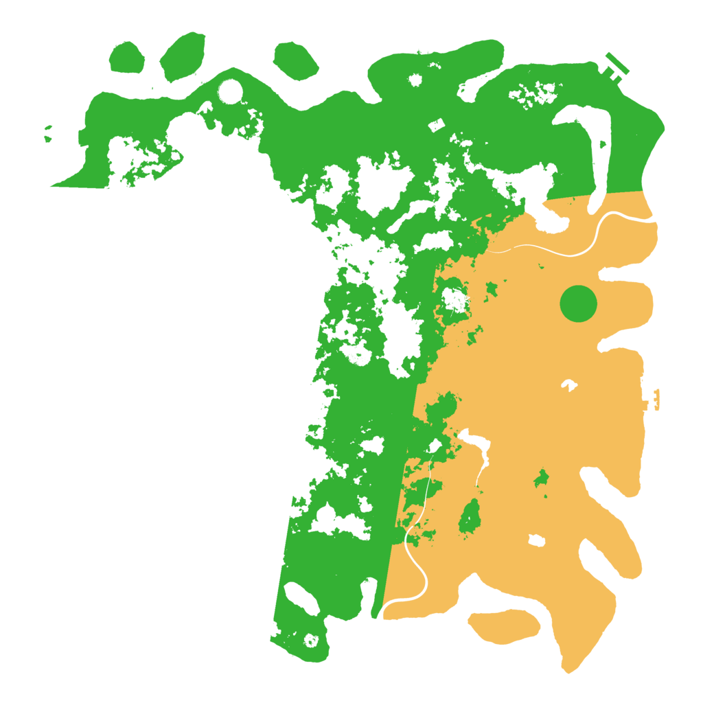 Biome Rust Map: Procedural Map, Size: 5000, Seed: 1597736673